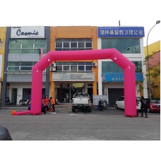 30ft Pink Hexogon Inflatable Arch for sale